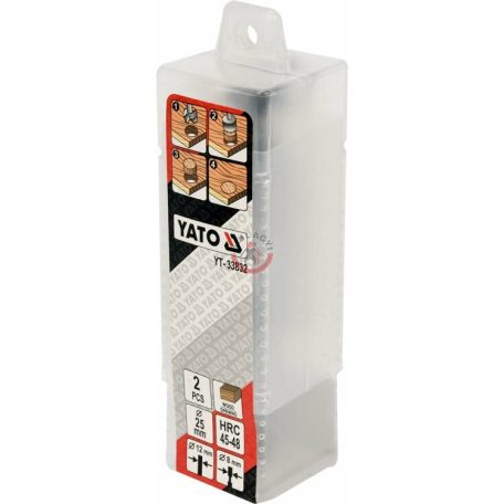 Forstner és dugózó fúró készlet, 2 részes 25 mm