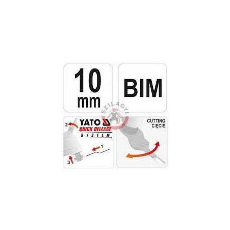 Multiszerszám penge 10mm Fa/Műanyag/Fém