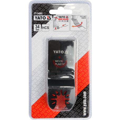 Multiszerszám penge 34mm Fa/Műanyag 3db/cs