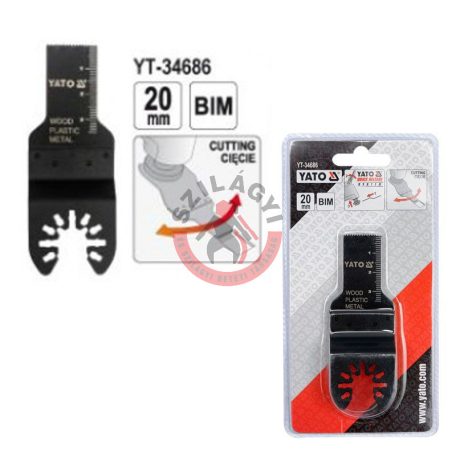 Multiszerszám penge 20mm Fa/Műanyag/Fém