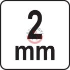 Bőrlyukasztó 2mm