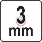Bőrlyukasztó 3mm