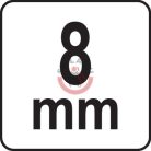 Bőrlyukasztó 8mm