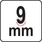 Bőrlyukasztó 9mm