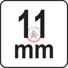 Bőrlyukasztó 11mm