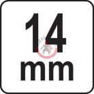 Bőrlyukasztó 14mm