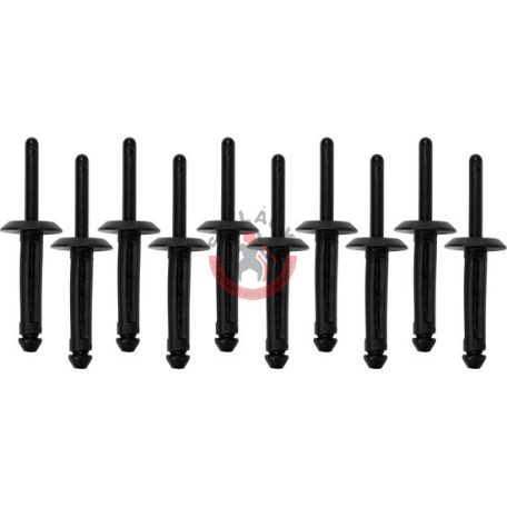 Műanyag popszegecs 5,0 x 17,2 mm 10 db/cs