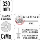 Popszegecshúzó 3.2-6.4mm kétkaros