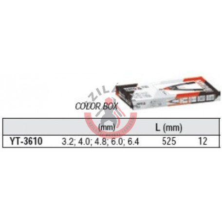 Popszegecshúzó 2.4-6.4mm kétkaros