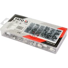 Szegecsanya készlet 150db M3-10 ALU