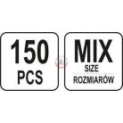 Szegecsanya készlet 150 részes M3- M10