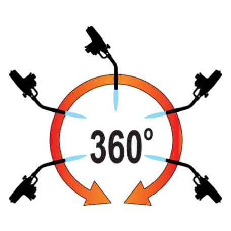 Gázégő pisztoly PIEZO 2kW 2800°C