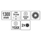 Csempe és burkolólap vágógép 1300mm