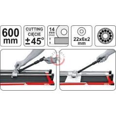 Csempe és burkolólap vágógép 600mm