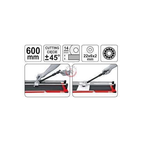 Csempe és burkolólap vágógép 600mm