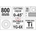 Csempe és burkolólap vágógép 800mm
