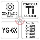 Csempevágó tartalék korong YG-6X