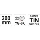 Görgős csempevágófogó 200mm (2x YG-6X)