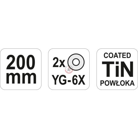 Görgős csempevágófogó 200mm (2x YG-6X)