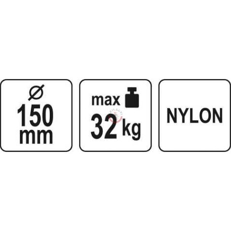 Vákuumos tapadókorong 150 mm 32 kg