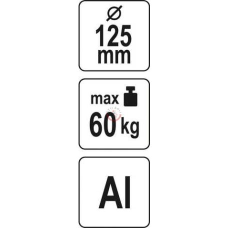 Üvegemelő 125 mm 60 kg