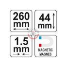 Profil sablon 260x44x1.5mm