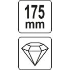 Üvegvágó 175 mm