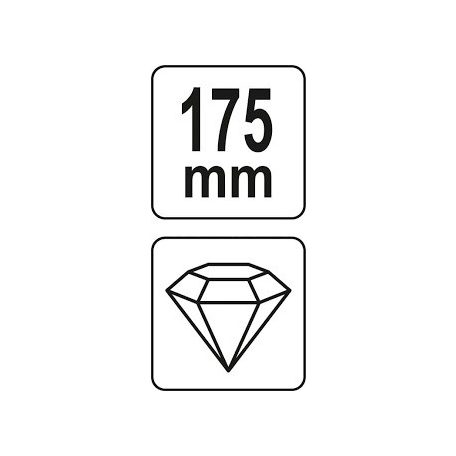 Üvegvágó 175 mm