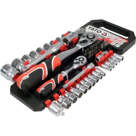 Dugókulcs készlet 51 részes 1/2", 1/4" CrV