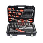 Dugókulcs készlet 1/4" 3/8" 1/2" 129 részes