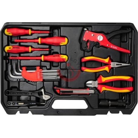 Szigetelt szerszámkészlet 1/4" 1000V 68 részes