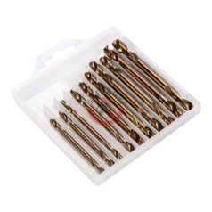 Kétoldalas fúrószár készlet  3.0-6.0 mm 10 részes