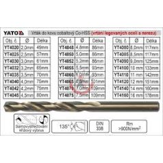 Fúrószár cobaltos     8.5mm