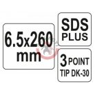 SDS Plus fúrószár 6,5x260mm