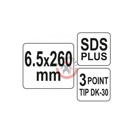SDS Plus fúrószár 6,5x260mm