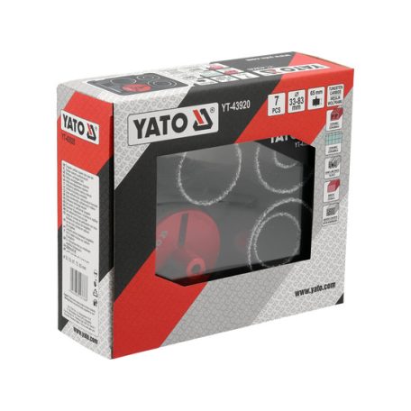 Körkivágó készlet 7 részes (33, 53, 67, 73, 83 mm)