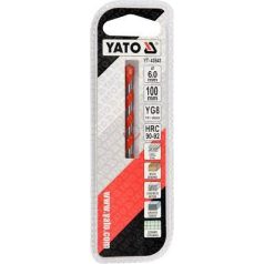 Univerzális fúró, 6x100 mm beton, fa és fém fúrására