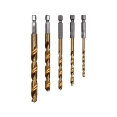  Fúrószár készlet fémhez 5 részes 6lap befogású 4, 5, 6, 8, 10mm