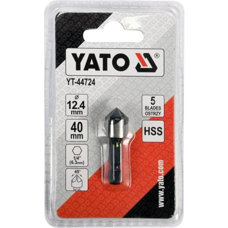 Kúpos süllyesztő fémre HSS 12,4 mm - 1/4" bit befogás