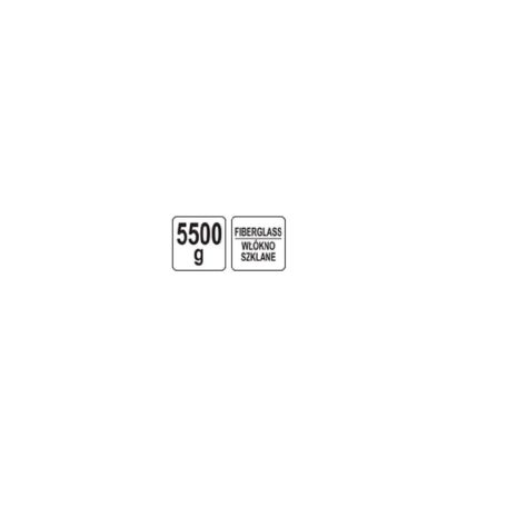 Visszarúgásmentes gumikalapács 800mm 5500g