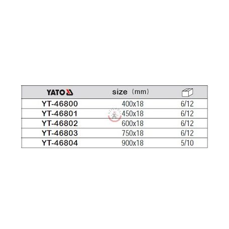 Hatszögű feszítővas 600x18mm
