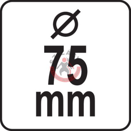 Csapos fazékkefe sodrott acél 75mm 6mm