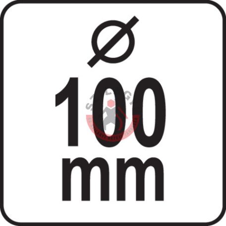 Csapos drótkorong sárgaréz bevonatú 100mm 6mm