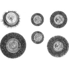 Csapos körkefe és fazékkefe inox készlet 6 részes