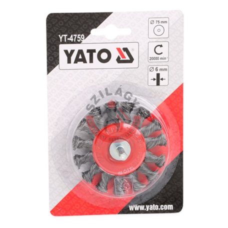 Csapos drótkorong sodrott acél 75mm 6mm