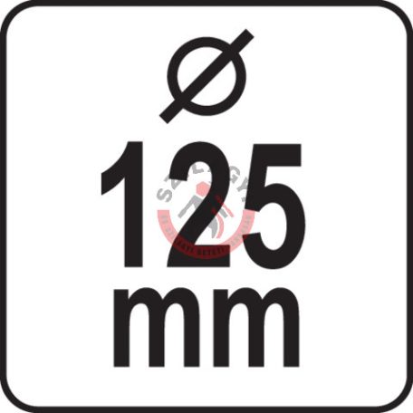 Tányérkefe rozsdamentes acél csavart 125mm M14