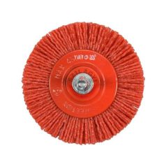 Csapos tányérkefe műanyag sörtével 75mm