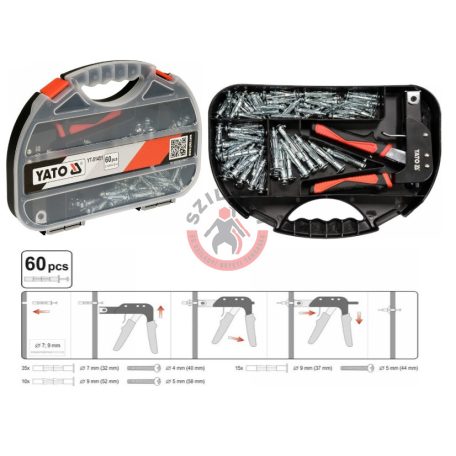 Molly dűbel készlet 60 részes