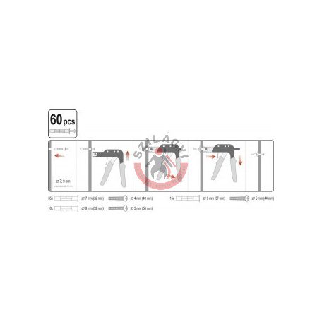 Molly dűbel készlet 60 részes