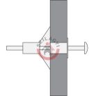 Molly dűbel húzó 175mm M3, M4, M5, M6, M8